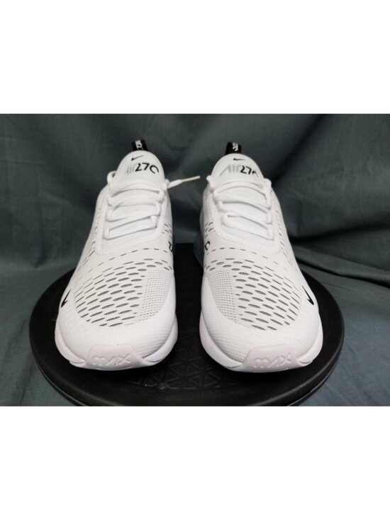 Nike Air Max 270 White Black Mens AH8050 100 Size 13 NEW NO BOX! main image 6